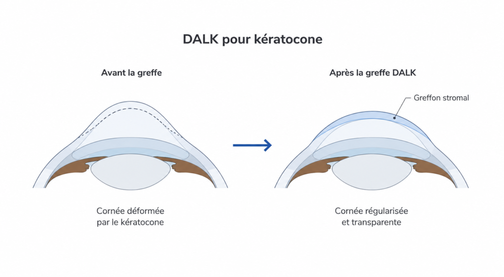 DALK keratocone guindolet